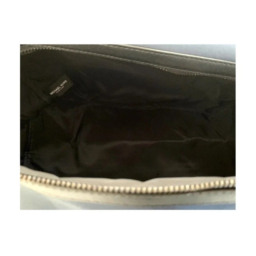 Michael Kors Parfums Duffle Dark Blue Overnight Shoulder Gym Weekender Bag